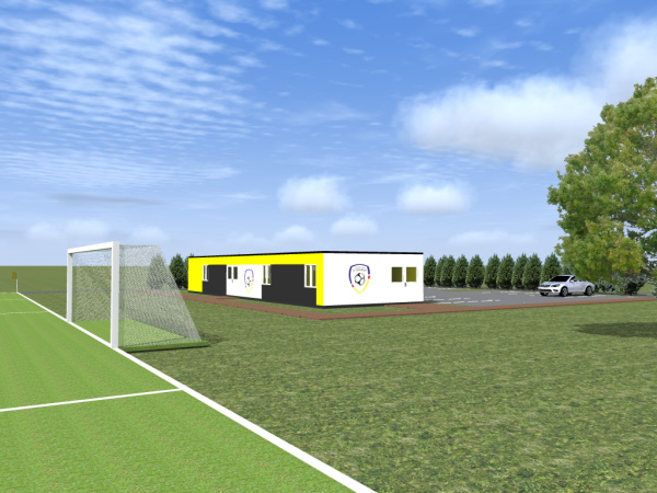 Futbalové ihrisko Voderady - šatne Futbalové ihrisko Voderady - šatne